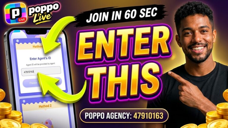 How to Join an Agency on Poppo Live: Step-by-Step Guide