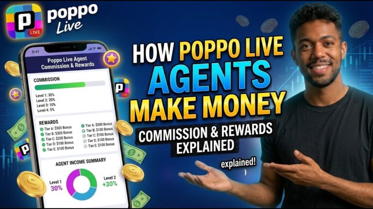 How Poppo Live Agent Commission and Invite Agent Rewards Work